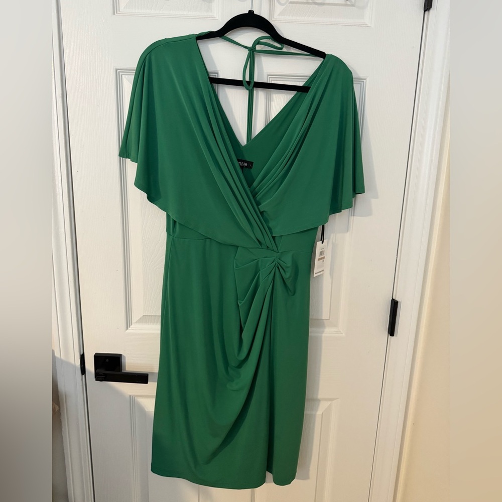 NWT Kensie Draped Blouson A-Line Dress
